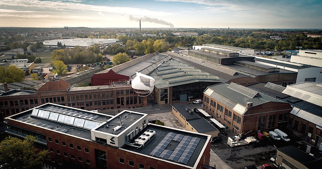 Luftaufnahme des Kirow-Werkes in Leipzig-Plagwitz, Foto: Kirow Ardelt GmbH