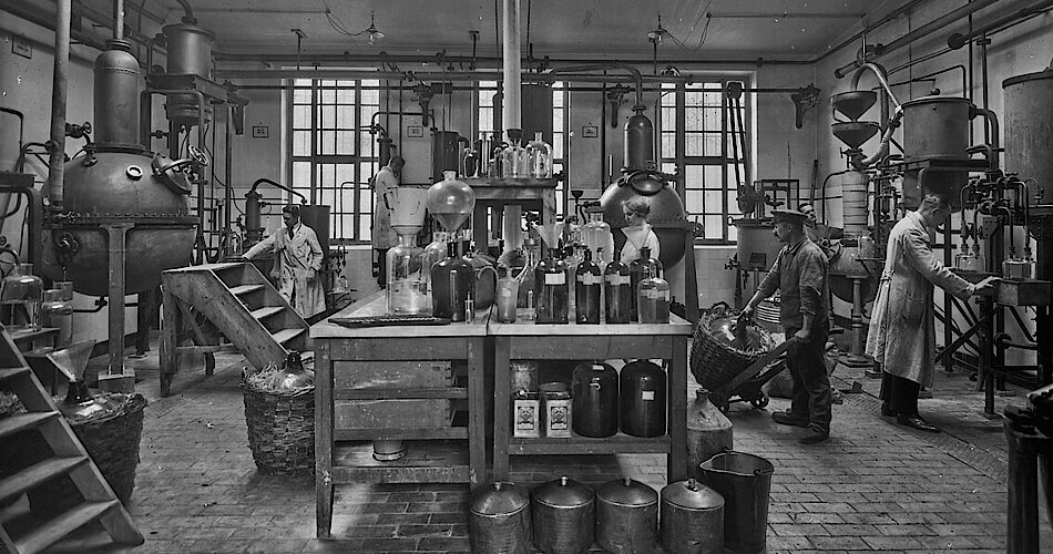 Fabrik Rudolf Lauche, 1920 © Stadtgeschichtliches Museum Leipzig, Atelier Hermann Walte
