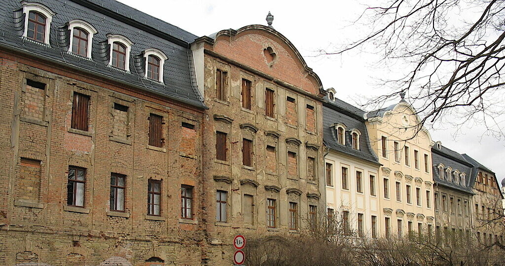 Das Weisbachsche Haus in Plauen wird derzeit saniert, Foto: Wikimedia Commons/N8eule78